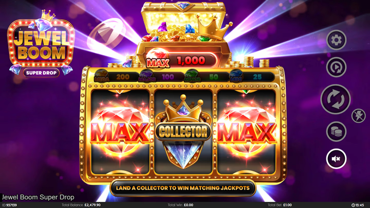 Jewel Boom Super Drop slot game