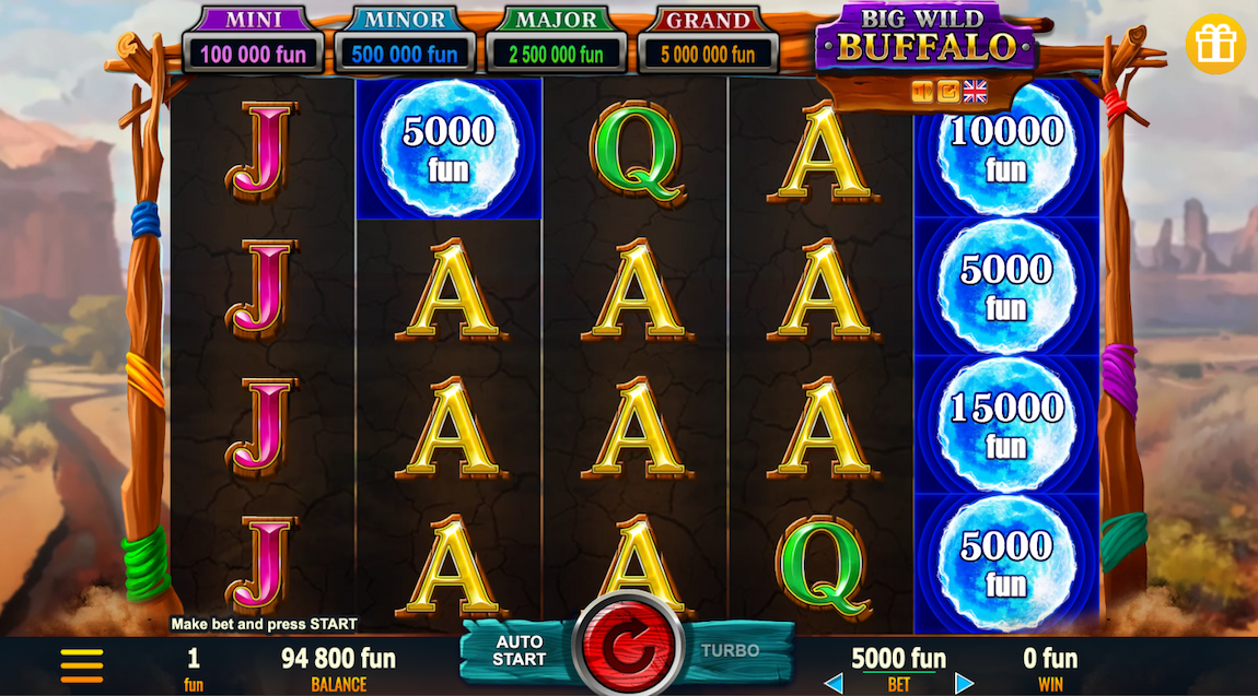 Big Wild Buffalo slot game