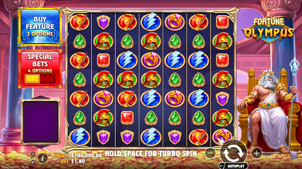 fortune of olympus slot game