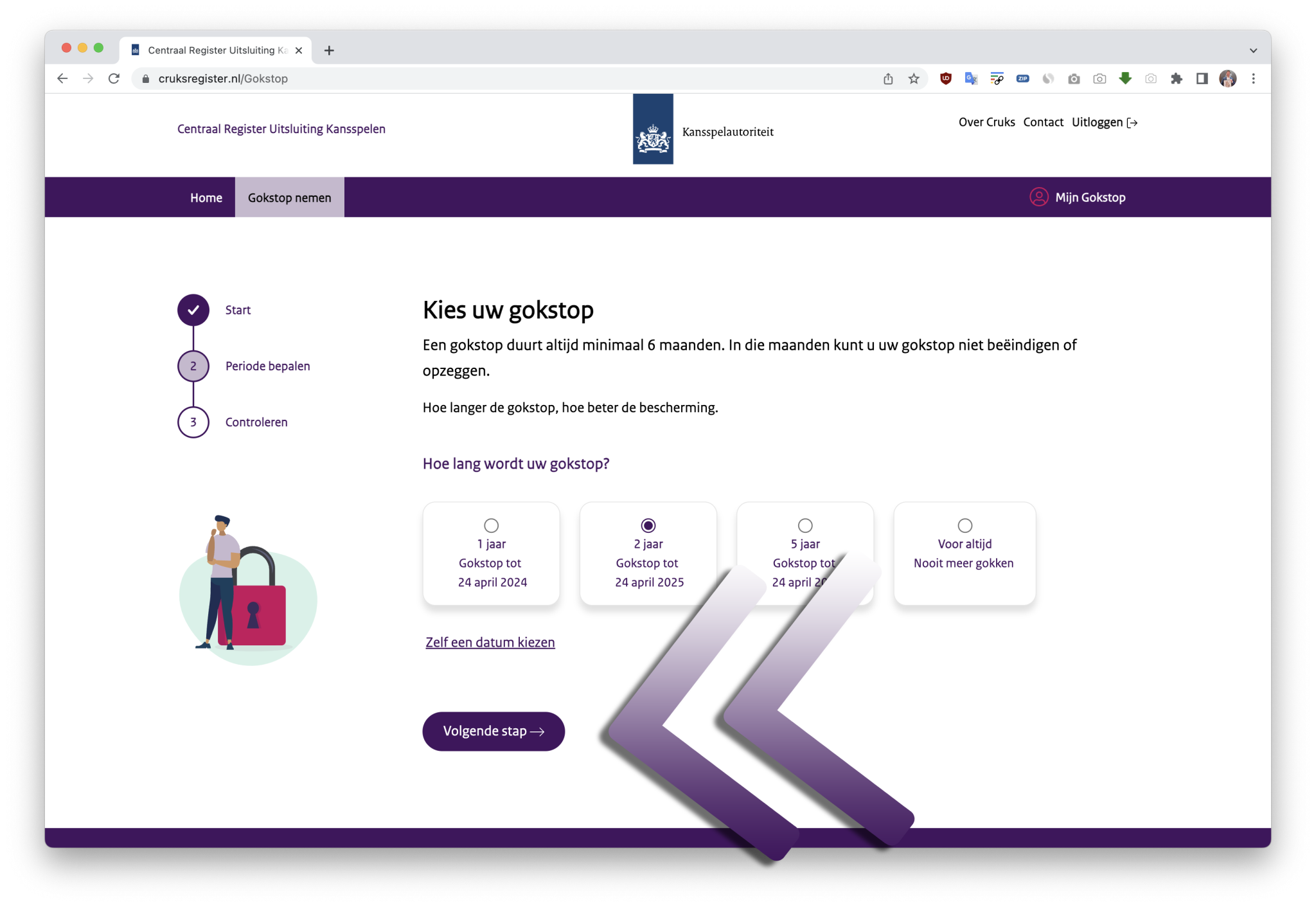 Gokstop (CRUKS) service