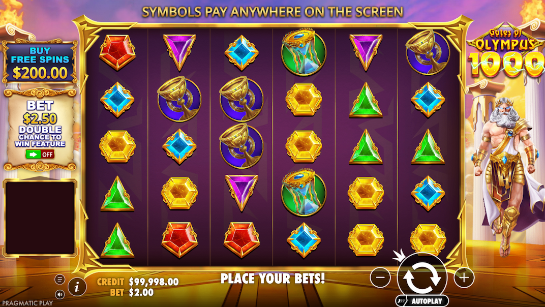 Gates of Olympus 1000 slot game