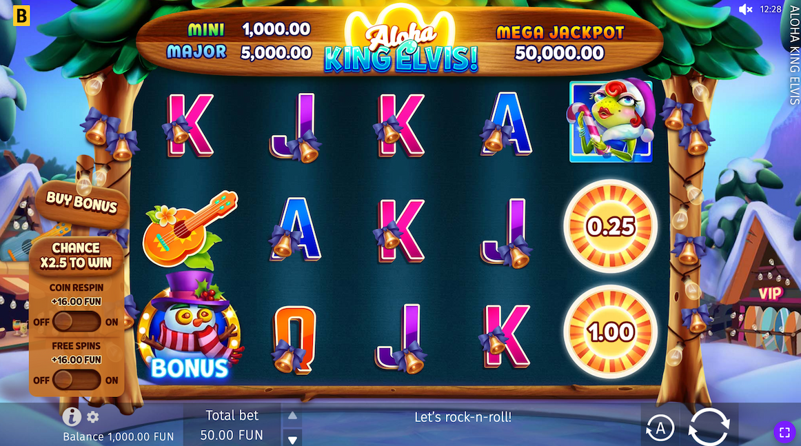 aloha king elvis slot game