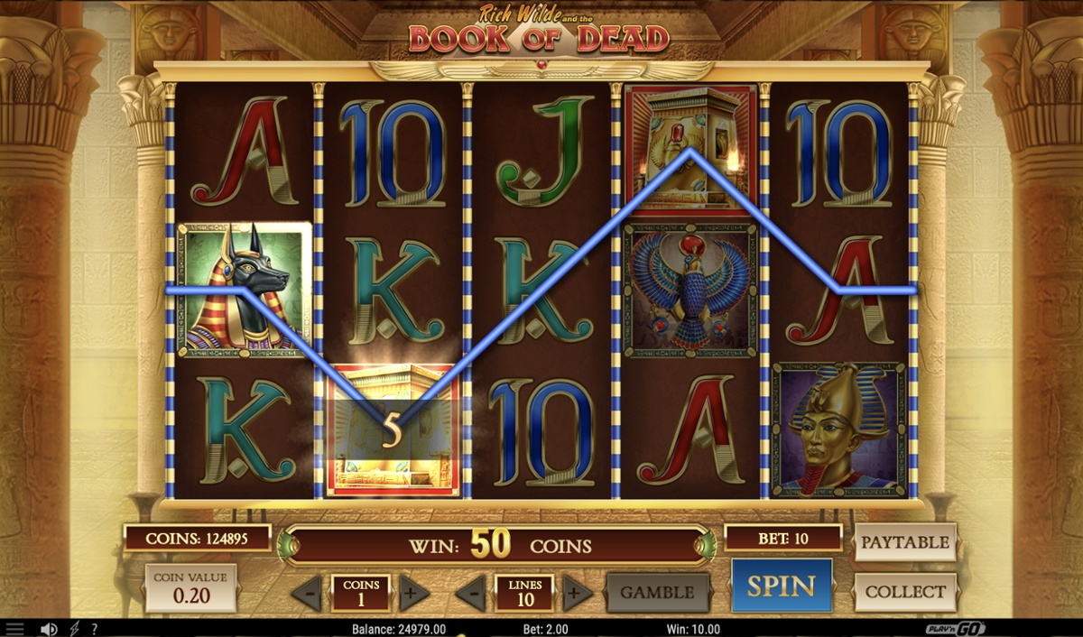 Book of Dead slot game