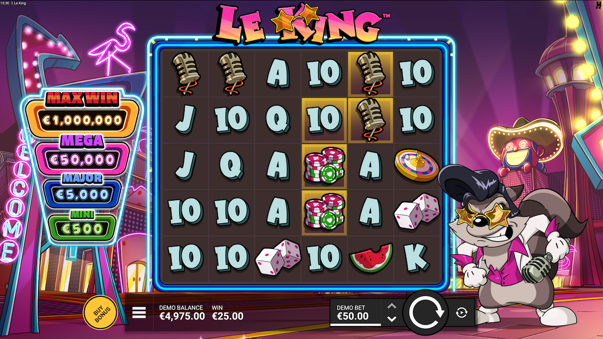 Le King slot game